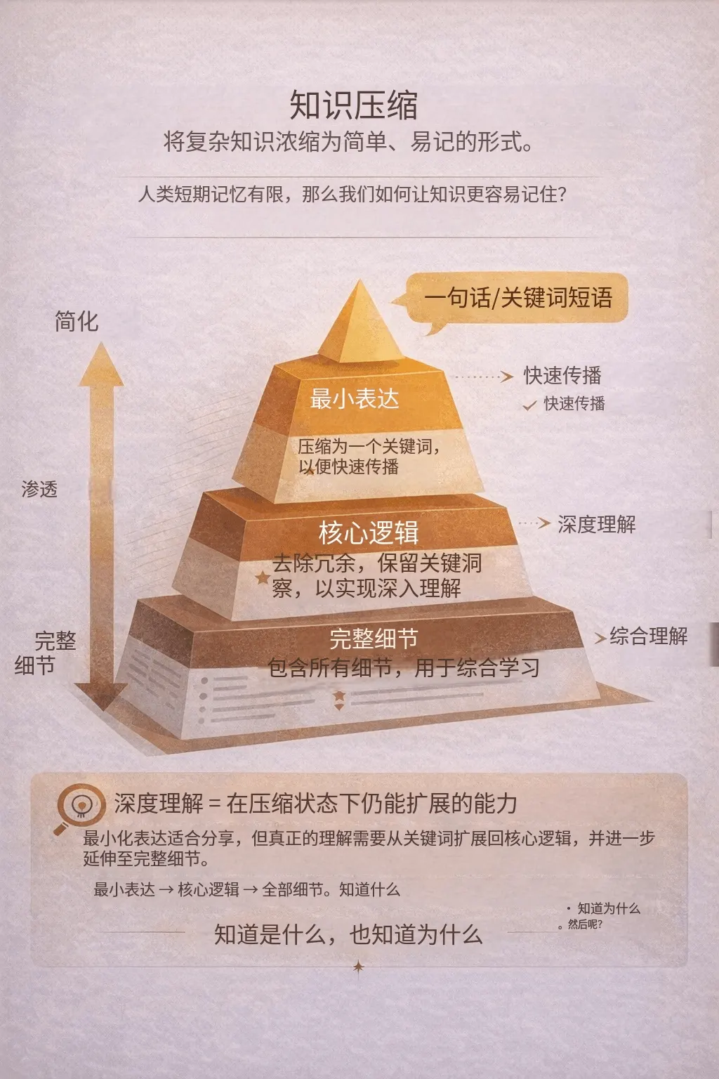 知识压缩层次